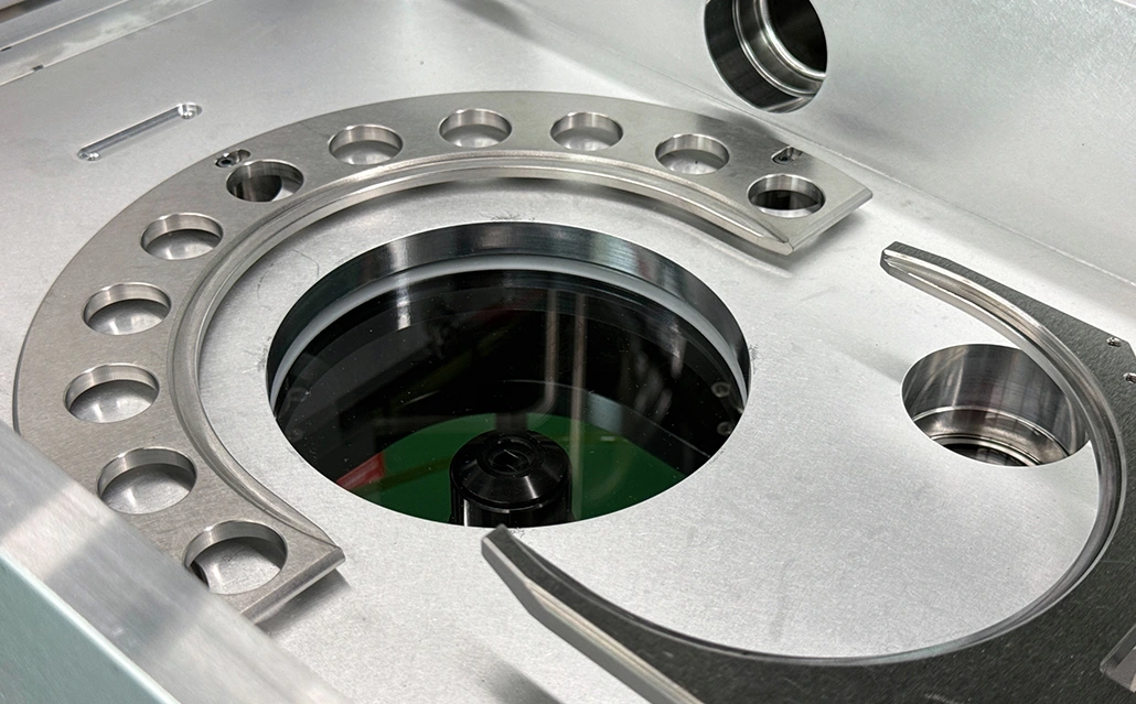 Interior of the Nanoquest II load-lock chamber